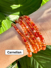 Load image into Gallery viewer, Crystal Bracelet Set for Joy &amp; Confidence | Carnelian, Citrine, Sunstone | Dainty Crystal Bracelet Gift Set, Crystal Healing Jewelry