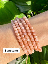 Load image into Gallery viewer, Crystal Bracelet Set for Joy &amp; Confidence | Carnelian, Citrine, Sunstone | Dainty Crystal Bracelet Gift Set, Crystal Healing Jewelry