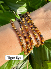 Load image into Gallery viewer, Protection Bracelet Set | Black Tourmaline, Tiger Eye, Pyrite | Crystal Bracelet Gift Set for Grounding, Crystal Healing Jewelry