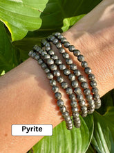 Load image into Gallery viewer, Protection Bracelet Set | Black Tourmaline, Tiger Eye, Pyrite | Crystal Bracelet Gift Set for Grounding, Crystal Healing Jewelry