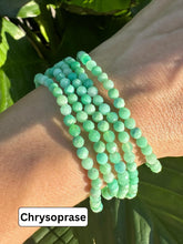 Load image into Gallery viewer, Good Luck Bracelet Set | Chrysoprase, Malachite, Green Aventurine | 4mm Bead Crystal Bracelet Gift Set, Crystal Healing Jewelry