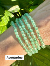 Load image into Gallery viewer, Good Luck Bracelet Set | Chrysoprase, Malachite, Green Aventurine | 4mm Bead Crystal Bracelet Gift Set, Crystal Healing Jewelry