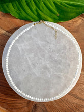 Load image into Gallery viewer, Moonstone Necklace, 2-3mm Faceted Moonstone Crystal Necklace, 14-16 in. Beaded Gemstone Choker, 100% Natural Grade A Crystal Healing Jewelry