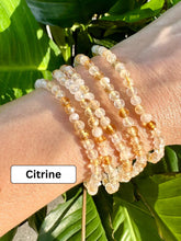 Load image into Gallery viewer, Crystal Bracelet Set for Joy &amp; Confidence | Carnelian, Citrine, Sunstone | Dainty Crystal Bracelet Gift Set, Crystal Healing Jewelry