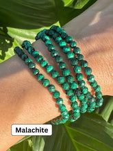 Load image into Gallery viewer, Good Luck Bracelet Set | Chrysoprase, Malachite, Green Aventurine | 4mm Bead Crystal Bracelet Gift Set, Crystal Healing Jewelry