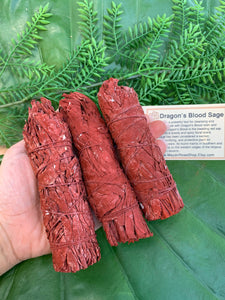 Dragon's Blood Sage Smudge Bundle