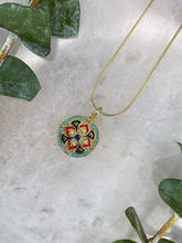 Load image into Gallery viewer, Mandala Gold Necklace 2