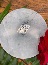 Load image into Gallery viewer, The Lovers Tarot Necklace - Silver