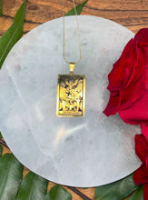 Load image into Gallery viewer, Judgement Tarot Card Necklace - Gold
