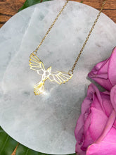 Load image into Gallery viewer, Phoenix Spirit Animal Necklace - Gold