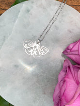 Load image into Gallery viewer, Butterfly Spirit Animal Necklace - Silver