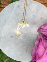 Load image into Gallery viewer, Dolphin Spirit Animal Necklace - Gold