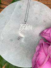 Load image into Gallery viewer, Dolphin Spirit Animal Necklace - Silver