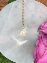 Load image into Gallery viewer, Wolf Spirit Animal Necklace - Gold