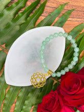 Load image into Gallery viewer, 4th (Heart) Chakra Green Aventurine Bracelet