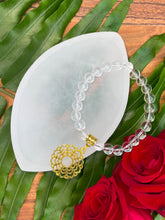 Load image into Gallery viewer, 7th (Crown) Chakra Clear Quartz Bracelet