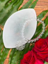 Load image into Gallery viewer, 7th (Crown) Chakra Clear Quartz Bracelet