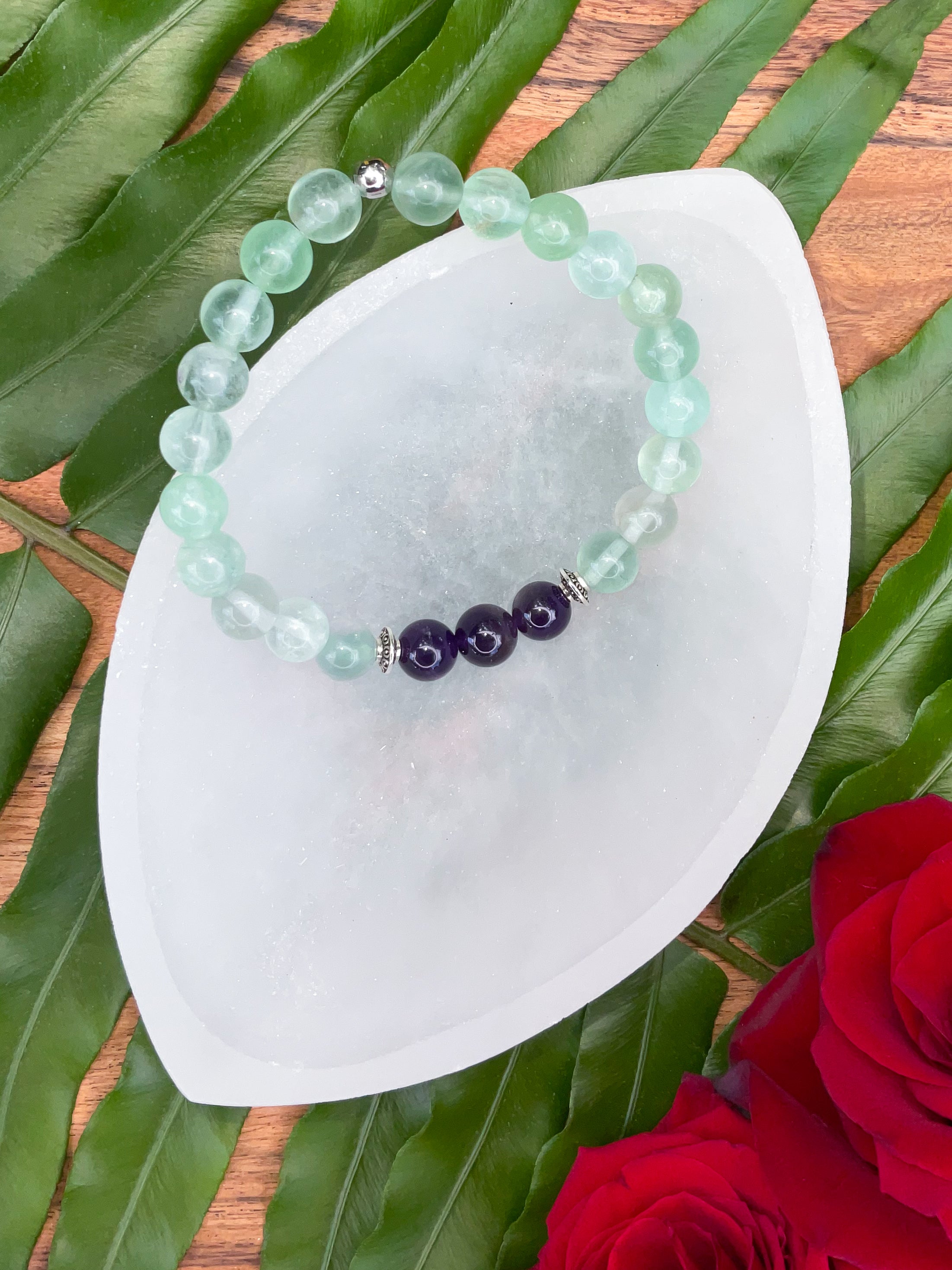 Fluorite Bracelet - 7.5 inch