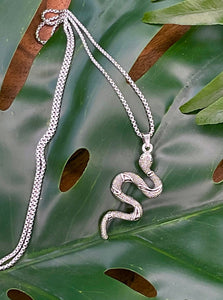 Snake Silver Necklace