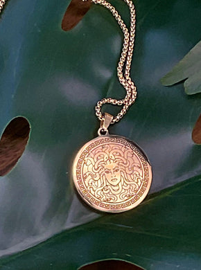 Medusa Gold Necklace