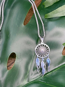 Dreamcatcher Silver Necklace