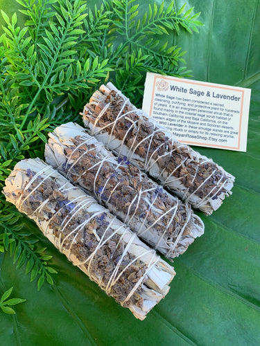 Lavender & White Sage Smudge Bundle