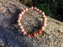 Load image into Gallery viewer, 1st (Root) Chakra Sandalwood Bracelet