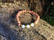 Load image into Gallery viewer, 7th (Crown) Chakra Sandalwood Bracelet