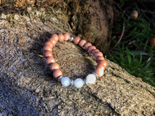 Load image into Gallery viewer, 7th (Crown) Chakra Sandalwood Bracelet