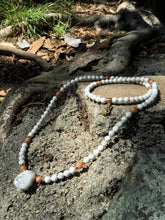 Load image into Gallery viewer, Howlite &amp; Sunstone 108 Mala Beads