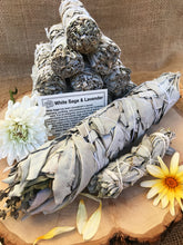 Load image into Gallery viewer, Jumbo Lavender &amp; White Sage Smudge Bundle