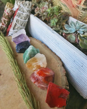 Load image into Gallery viewer, 7 Chakras Raw Crystal Set