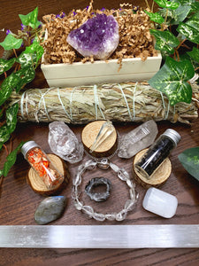 Meditation Crystal Gift Set