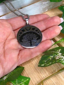 Tree of Life & Moon Phases Necklace