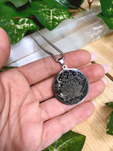 Load image into Gallery viewer, Lotus &amp; Moon Phases Necklace