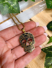 Load image into Gallery viewer, Sugar Skull Necklace