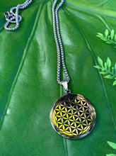 Load image into Gallery viewer, Flower of Life Silver Necklace