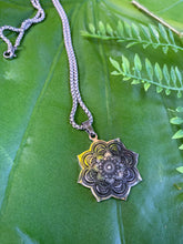 Load image into Gallery viewer, Mandala Silver Necklace
