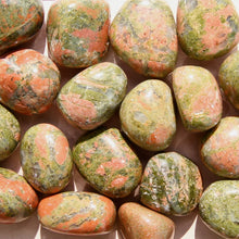 Load image into Gallery viewer, Unakite Tumbled