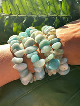 Load image into Gallery viewer, Amazonite Crystal Gemstone Stretch Bracelet