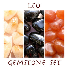 Load image into Gallery viewer, Leo Tumbled Crystal Set