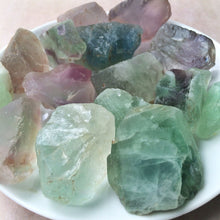 Load image into Gallery viewer, Raw FLUORITE (Grade A Natural) Rough Crystal Gemstones for Healing, Yoga, Meditation, Reiki, Wicca, Jewelry Supply |