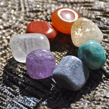 Load image into Gallery viewer, 7 Chakras Tumbled Crystal Set #1