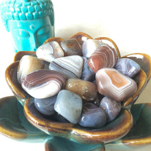 Load image into Gallery viewer, Grey Botswana Agate Tumbled