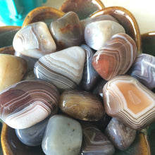 Load image into Gallery viewer, Grey Botswana Agate Tumbled