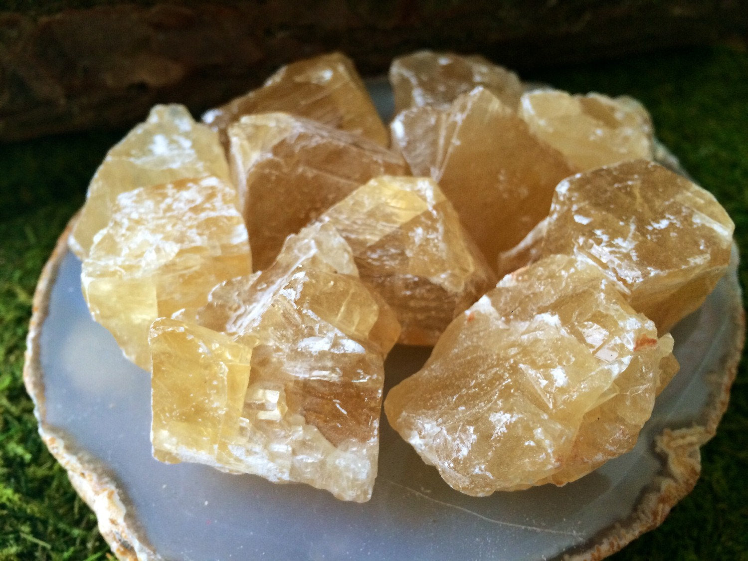 Yellow Calcite Raw – Mayan Rose