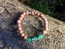 Load image into Gallery viewer, 4th (Heart) Chakra Sandalwood Bracelet